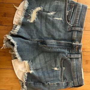 Victoria secret high waist cut-off shorts